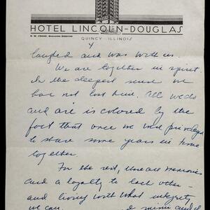 a page of handwritten text