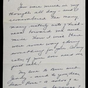 a page of handwritten text