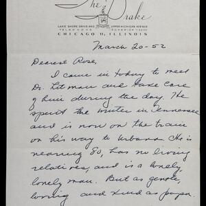 a page of handwritten text