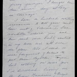 a page of handwritten text