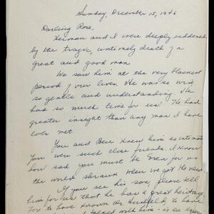 a page of handwritten text