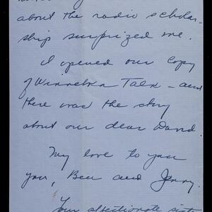 a page of handwritten text