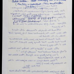 a page of handwritten text