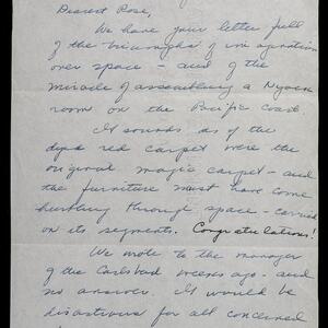 a page of handwritten text