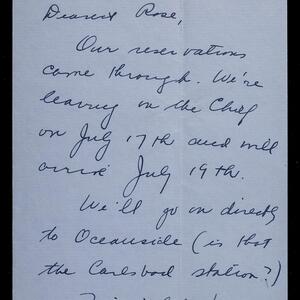 a page of handwritten text
