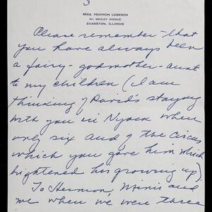 a page of handwritten text