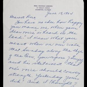 a page of handwritten text
