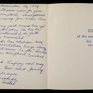 a page of handwritten text