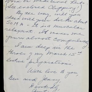 a page of handwritten text