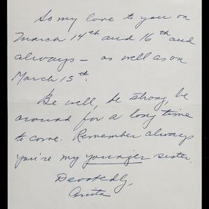 a page of handwritten text