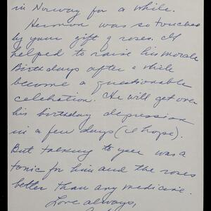 a page of handwritten text