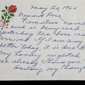 a page of handwritten text