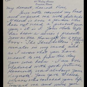 a page of handwritten text