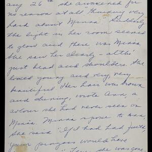 a page of handwritten text