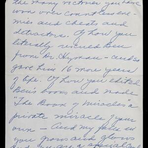 a page of handwritten text