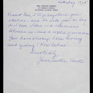 a page of handwritten text