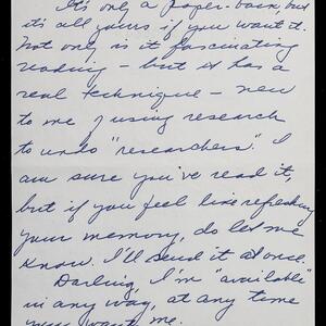 a page of handwritten text