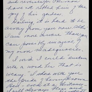 a page of handwritten text
