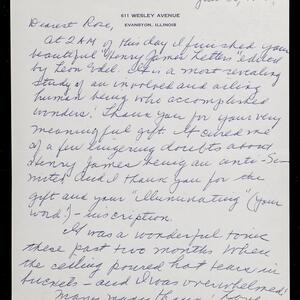 a page of handwritten text