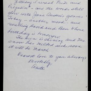 a page of handwritten text