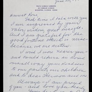 a page of handwritten text