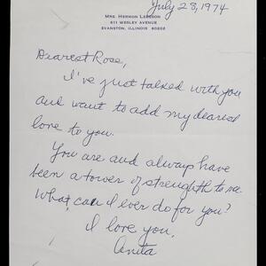 a page of handwritten text