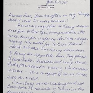 a page of handwritten text