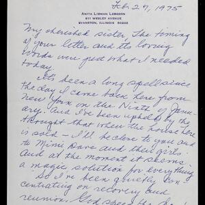 a page of handwritten text