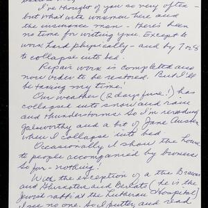 a page of handwritten text