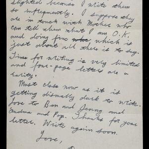 a page of handwritten text