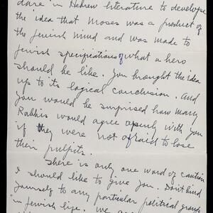 a page of handwritten text