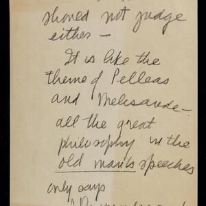 a page of handwritten text