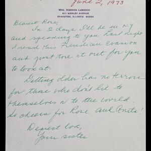 a page of handwritten text