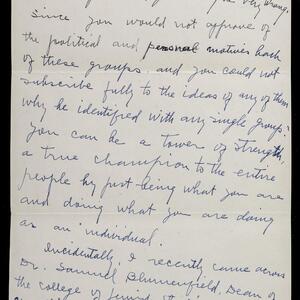 a page of handwritten text