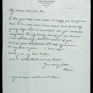a page of handwritten text