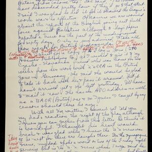 a page of handwritten text