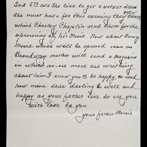 a page of handwritten text