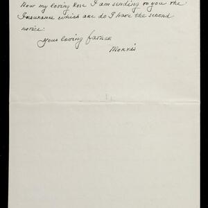 a page of handwritten text