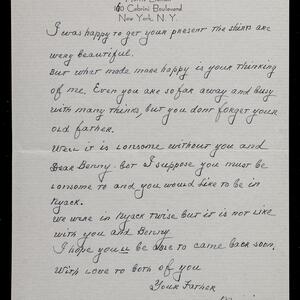 a page of handwritten text