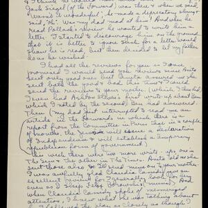 a page of handwritten text