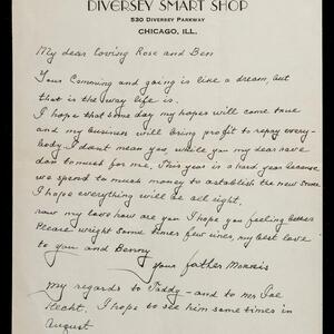 a page of handwritten text