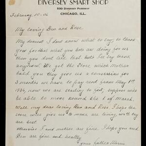 a page of handwritten text