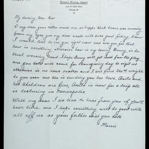 a page of handwritten text