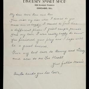 a page of handwritten text