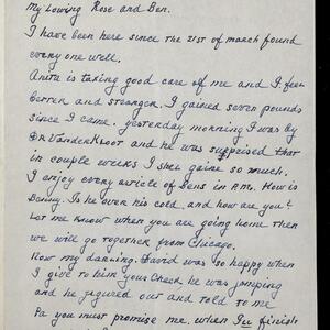 a page of handwritten text