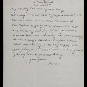 a page of handwritten text