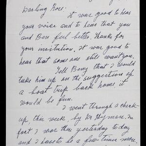 a page of handwritten text