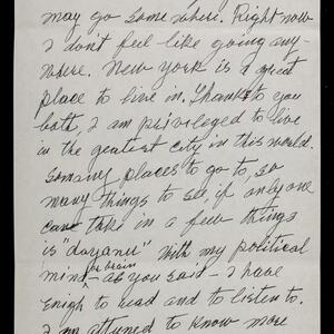 a page of handwritten text