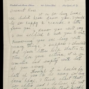 a page of handwritten text
