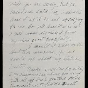 a page of handwritten text